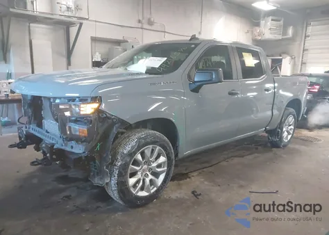 2025 Chevrolet Silverado 1500 4Wd Short Bed Custom from USA, damaged, VIN 3GCPKBEKXSG227967